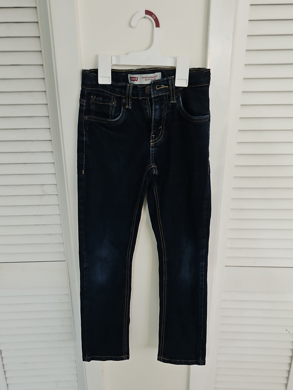 Levi's Kid's Navy Slim Straight Jeans